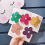 Victoria Baroque Simple colorful non-slip fabric flower barrette hair clip Victoria Baroque Simple colorful non-slip fabric flower barrette hair clip