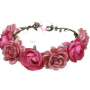 hot new wedding bridal festival beach party holiday halo white silk floral indian flower garland
