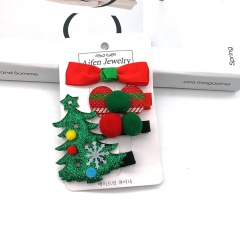 Children's christmas baby hairpin little girls princess clip middle east headwear