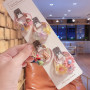 Wholesale 5pcs/set acrylic fruit cartoon animals girls elastic baby hair ties