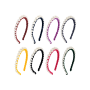Wholesale fashion handmade twined narrow pearl hairbands for women headband Wholesale fashion handmade twined narrow pearl hairbands for women headband