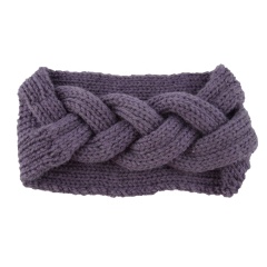 2020 Ins handmade headband braided knitted wool cross ear protection head hair band