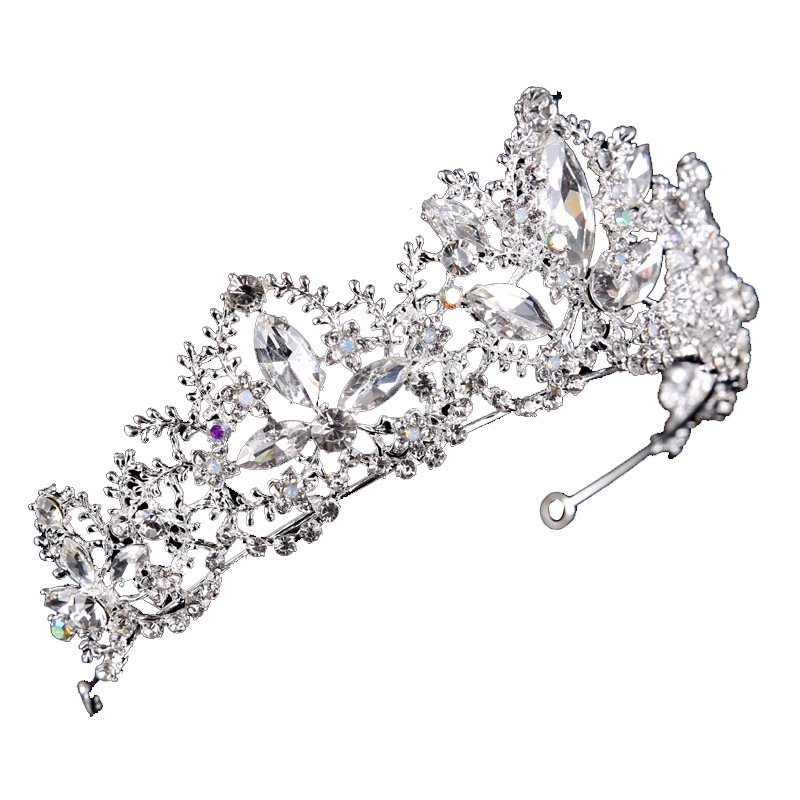 2019 Fashion vintage women show party Rhinestone wedding bride baroque tiara 2019 Fashion vintage women show party Rhinestone wedding bride baroque tiara