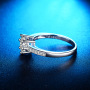 Latest Designs Adjustable Wedding 925 Silver Crystal Engagement Ring Latest Designs Adjustable Wedding 925 Silver Crystal Engagement Ring