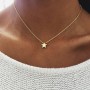 Amazon ins hot creative retro simple chain alloy pentagram necklaces for women