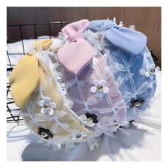 Women's Hair Accessories headband Bunny Ears knot diamond lace hair bands