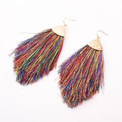 2020 INS Amazon Hot sale bohemia statement bridal tassel Earrings for women