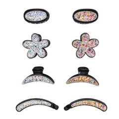 2020 Amazon fancy sequin diamond ornament middle plastic hair grab claw clips for women 2020 Amazon fancy sequin diamond ornament middle plastic hair grab claw clips for women