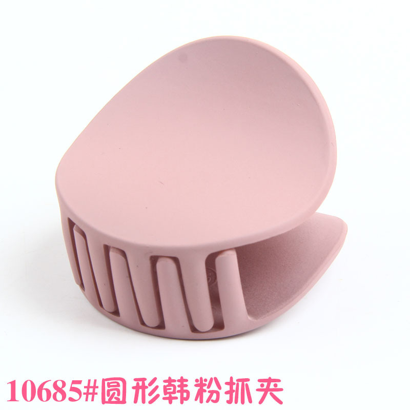 Amazon Hot Sale Frosted Acrylic Candy Color Round Shape Hair Claw for ladies Amazon Hot Sale Frosted Acrylic Candy Color Round Shape Hair Claw for ladies