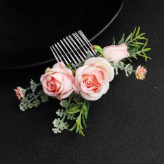 New desgin Rhinestone wedding jewelry women wedding bridal floral hair combs