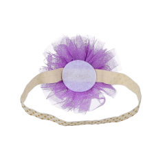 Kids hair accessories glitter bling lace flower crown sequin headband