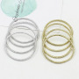 New glitter bing gold Stretch Ponytail Cheap bands elastic hair ties
