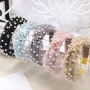 2019 fashion pearl hair accessories yarn lace knot polyester headbands 2019 fashion pearl hair accessories yarn lace knot polyester headbands