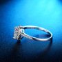 925 Sterling Silver Zircon Gemstone CZ Simple Statement Ring Engagement Ring 925 Sterling Silver Zircon Gemstone CZ Simple Statement Ring Engagement Ring