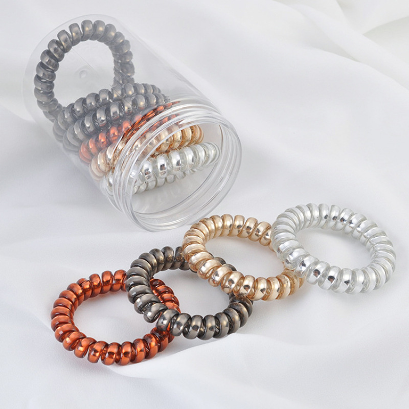 20pcs Glitter Bling hair cord Accessories Plastic Elastics women Hair Coil Rings hair ties 20pcs Glitter Bling hair cord Accessories Plastic Elastics women Hair Coil Rings hair ties
