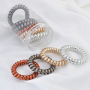 20pcs Glitter Bling hair cord Accessories Plastic Elastics women Hair Coil Rings hair ties 20pcs Glitter Bling hair cord Accessories Plastic Elastics women Hair Coil Rings hair ties
