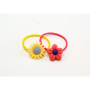 40pcs newborn baby girls pink cotton flower adjustable elastic headband hairband