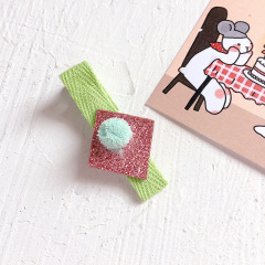 2020 summer korean irregular sequin fluorescent children kids hair clips for girls