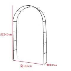 Cheap round garden metal artificial flower arch for wedding decoration