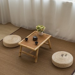 Japanese style custom oem home wicker rattan furniture with tatami bay window table