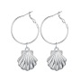 2019 Drop earrings jewelry for women gold hoop big sea shell earrings