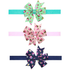 Tiny Bows Flowers Headbands Nylon Elastic Hair bands for Baby Girls Hair Accessories