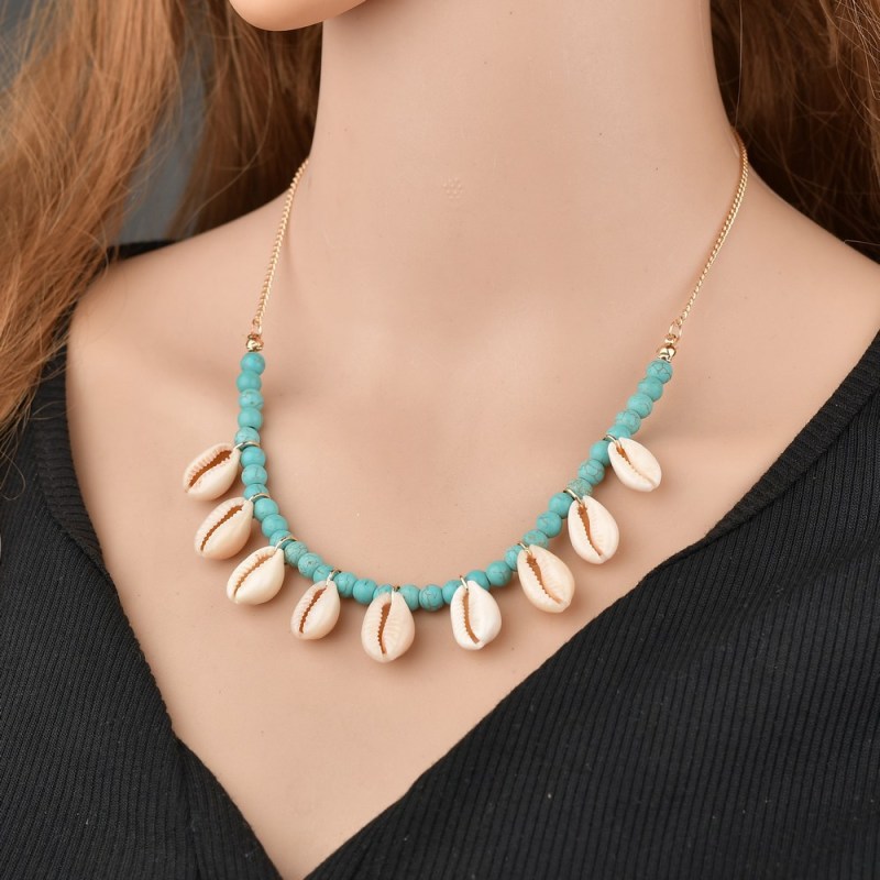 New fashion women jewelry bohemian sea Shell Pendant Statement Necklaces New fashion women jewelry bohemian sea Shell Pendant Statement Necklaces