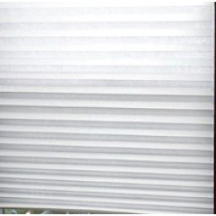 custom pleated temporary paper window shade structures