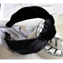 Vintage handmade ladies hair accessories velvet fabric knot headband