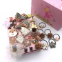 New korean kid headwear vintage clip crown baby girl head hair bands