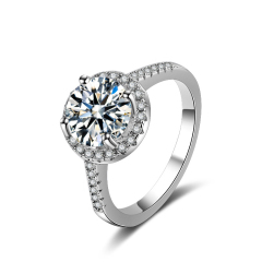 China Wholesale Silver Jewellery Wedding Ring 925 Sterling Silver Ring
