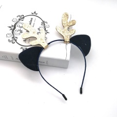 Popular christmas bulk hair accessories girl christmas hair band for female