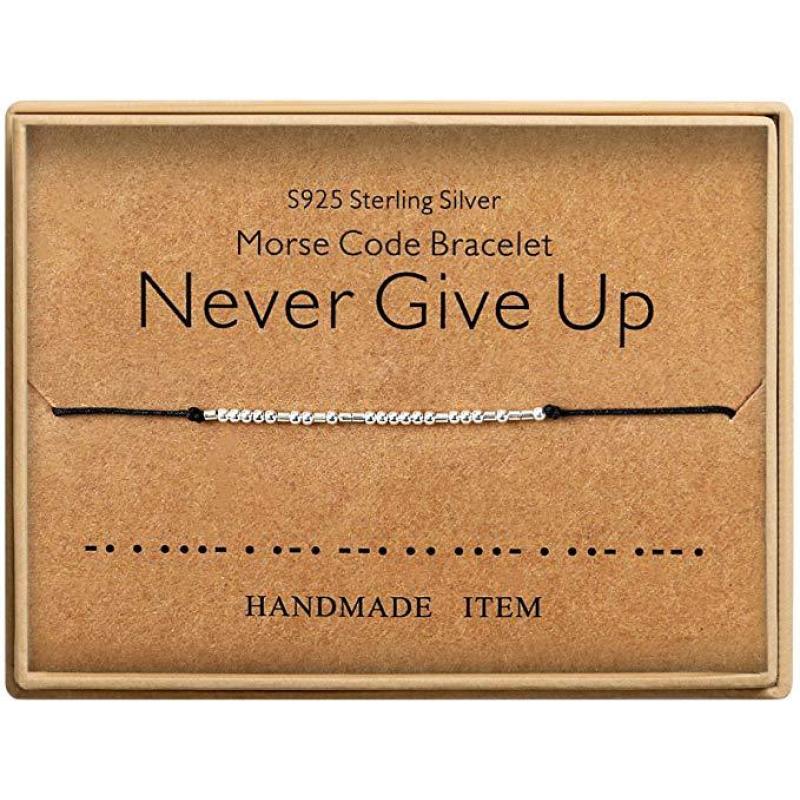 Amazon Hot Sales Women Or Men jewelry Code Beaded Rope Bracelets for Couple Gift