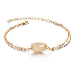 South american jewelry beach jewelry gold silver ankle bracelet shell anklet for women South american jewelry beach jewelry gold silver ankle bracelet shell anklet for women