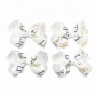 White pom pom hair clip crown bubble flower 8cm child bow hair clip in hair pieces White pom pom hair clip crown bubble flower 8cm child bow hair clip in hair pieces