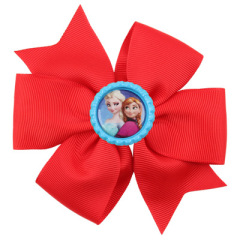 New 2020 popular fancy Elsa big bow knotted baby hair clips for girls hair accessories New 2020 popular fancy Elsa big bow knotted baby hair clips for girls hair accessories