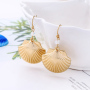Fashion 2019 mother of pearl stainless steel silver shell gold earrings Fashion 2019 mother of pearl stainless steel silver shell gold earrings