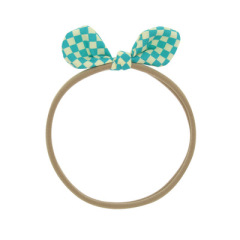 2020 Spring picnic fashion baby girl bow knot elastic hair tie for kids hair accessories