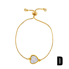 2020 Fashion new zircon shine colorful crystal bracelets for women jewelry