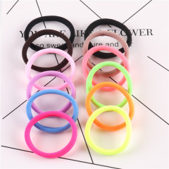 factory directly sells 5.5cm large korean Seamless rubber high elastic hair band for girls