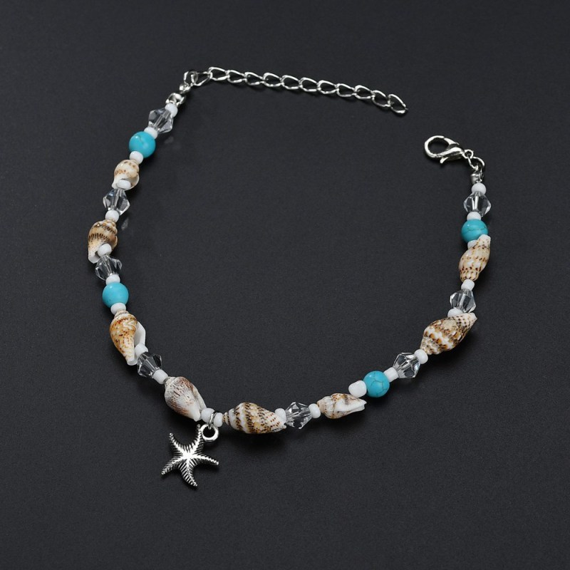 Fashion ladies Anklets foot jewelry women seashell boho anklets chains