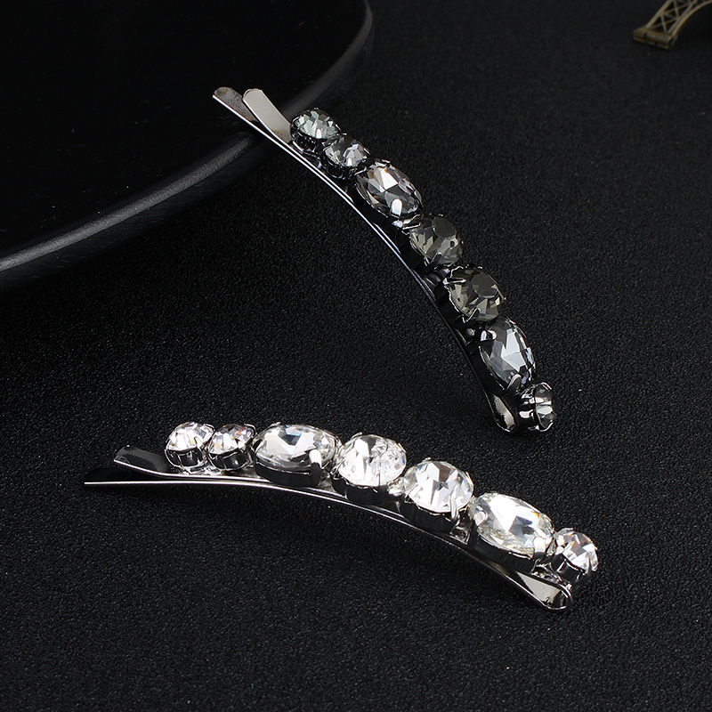 Luxury rhinestone hair accessories hairband clip wedding bridal hairpins