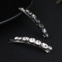 Luxury rhinestone hair accessories hairband clip wedding bridal hairpins