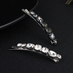 Luxury rhinestone hair accessories hairband clip wedding bridal hairpins