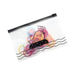 Simple small circle fine hair rope girl hair ornament black high elastic rubber hair tie with package