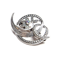 Victoria crystal rhinestone headwear Barrettes eyes metal diamond  Hair clips
