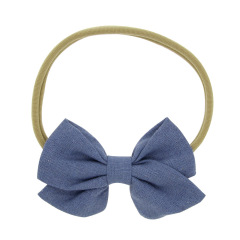 Toddler Girl Nylon Hairbands Elastics Hair Bows Accessories baby headband for Newborn Infant 2020 ebay hot sale