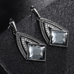 Wholesale vintga crystal rhinestone alloy women ladies drop shape earrings Wholesale vintga crystal rhinestone alloy women ladies drop shape earrings