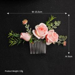 New desgin Rhinestone wedding jewelry women wedding bridal floral hair combs