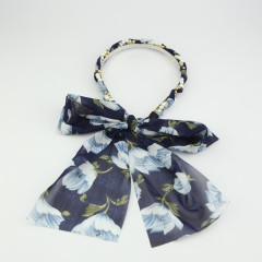 Print strip Cloth Wrapped Bowknot wedding headwear hair Accessories women